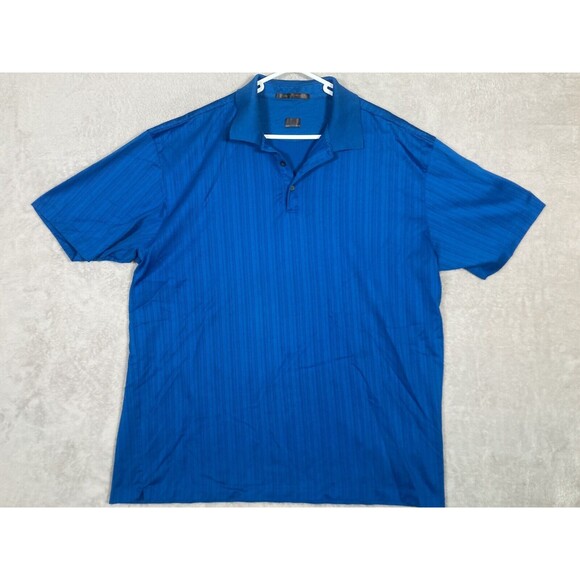Tiger Woods Collection Nike Golf Polo Mens Shirt Size 2XL Blue‎ Stretch - Picture 1 of 6